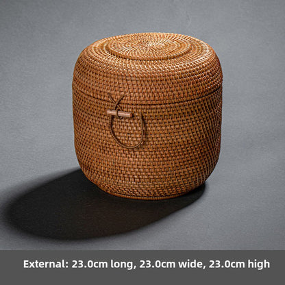 Rattan Woven Pu-erh Tea Box