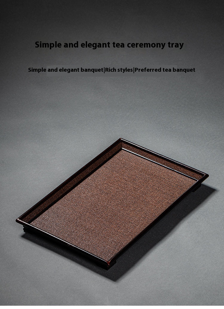 Household Solid Wood Tea Tray Food Tray