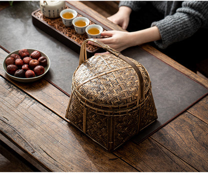 Chinese Retro Bamboo Food Container