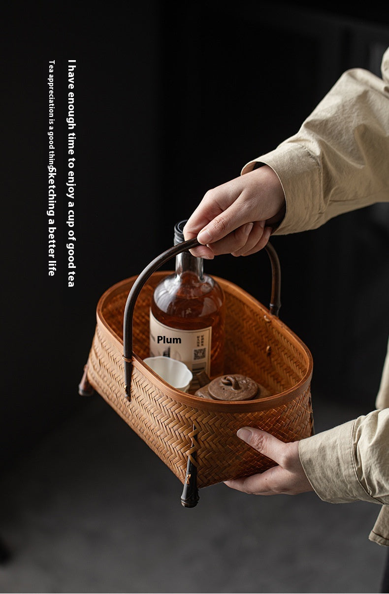 Bamboo Woven Storage Basket