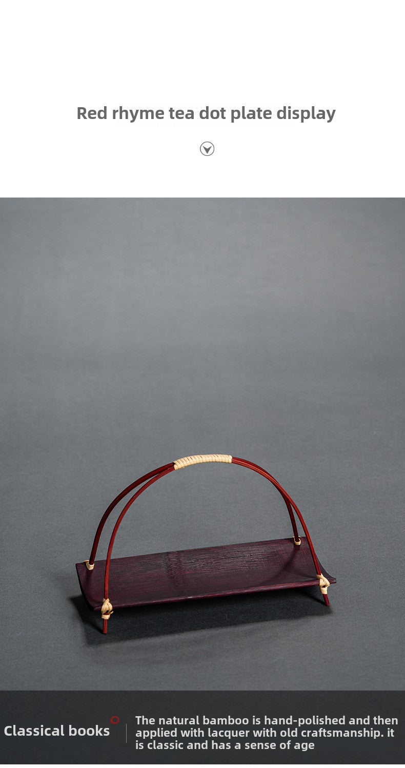 Bamboo Woven Tea Cake Tray