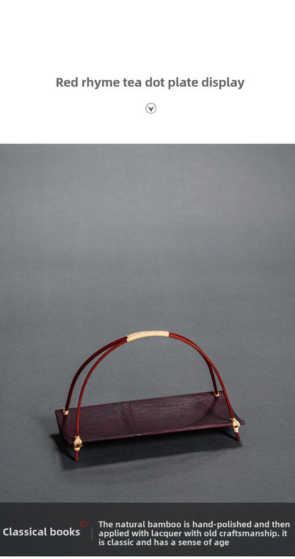 Bamboo Woven Tea Cake Tray