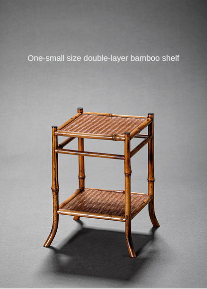 Purple Bamboo Orchid Stand