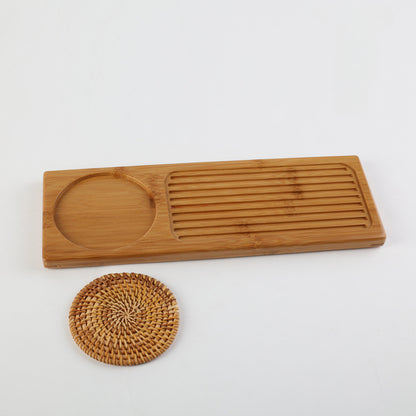 Rectangular Bamboo Tea Tray
