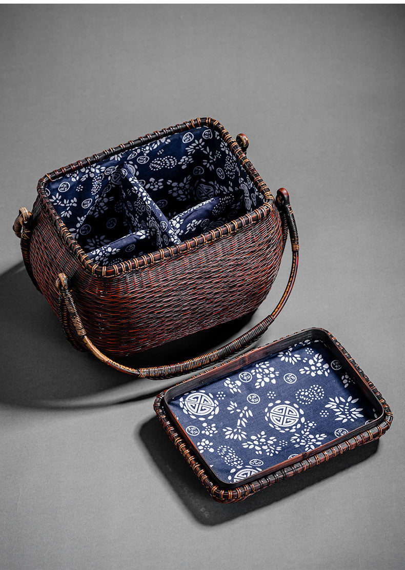Bamboo Portable Tea Box
