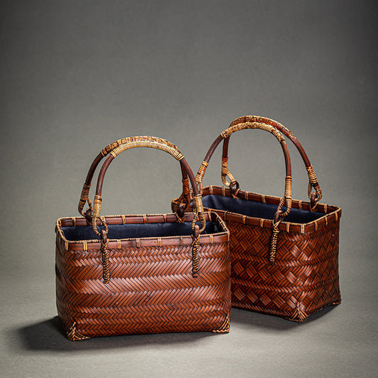 Bamboo Woven Handbag