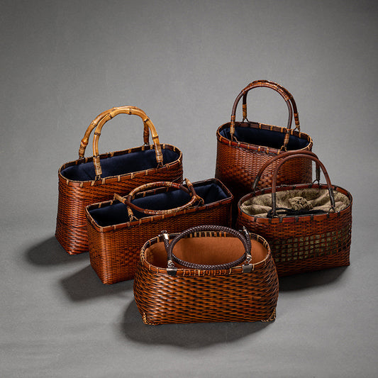 Handmade Retro Bamboo Woven Bag