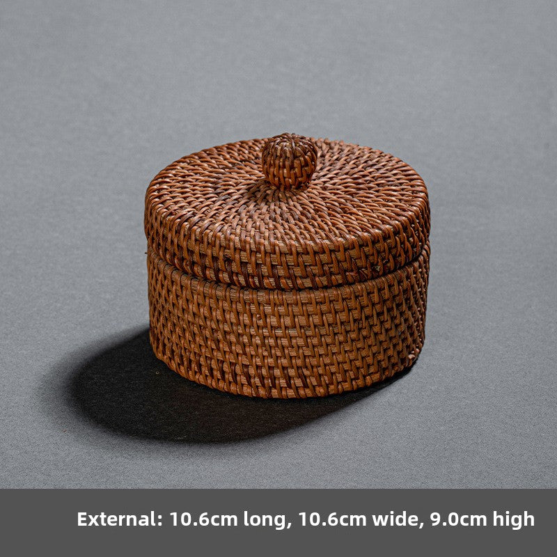 Rattan Woven Pu-erh Tea Box