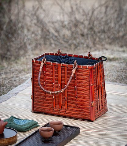 Retro Bamboo Woven Bag