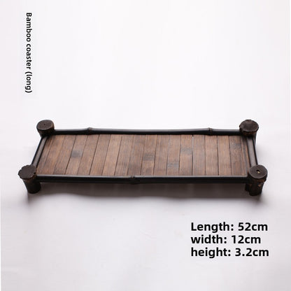 Japanese Style Purple Bamboo Tea Tray