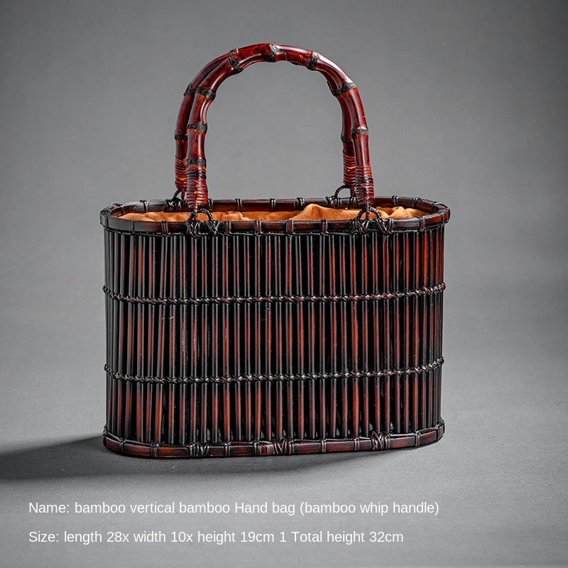 Retro Bamboo Woven Bag