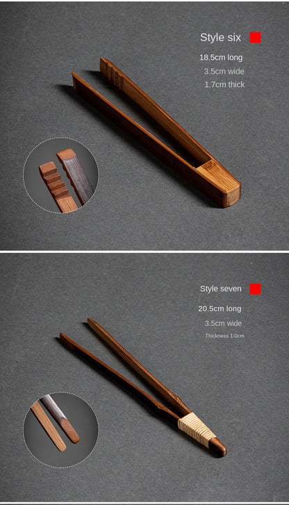 Bamboo Tea Tongs