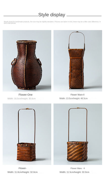 Handmade Bamboo Woven Vase