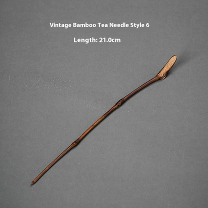 Chinese Style Bamboo Tea Needle Tea Knife