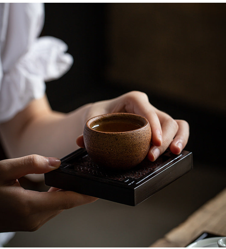 Household Solid Wood Tea Tray Food Tray