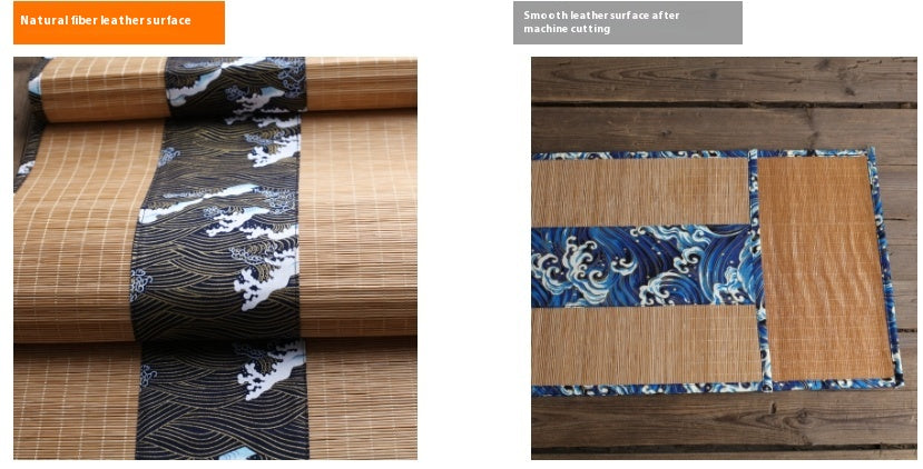 Chinese Retro Bamboo Tea Mat