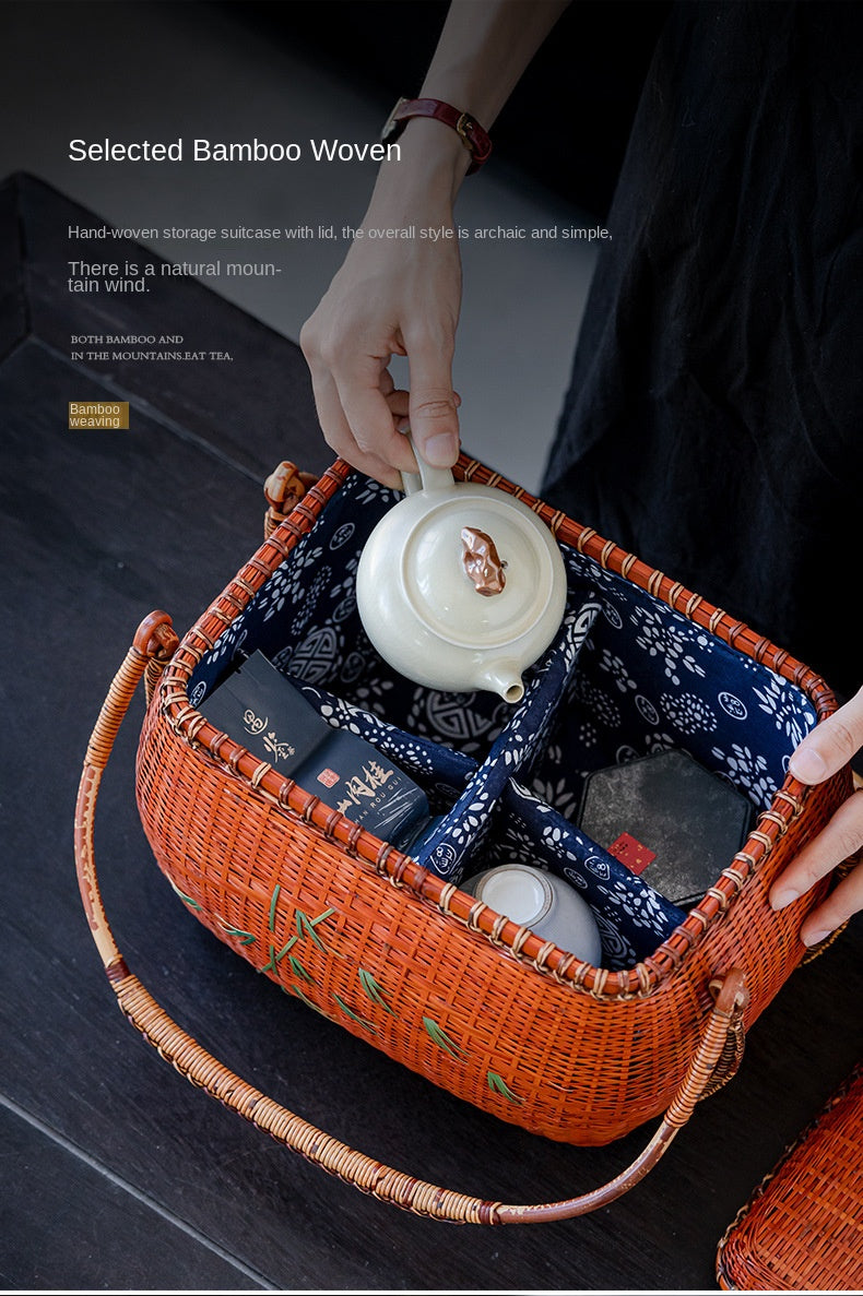Bamboo Portable Tea Box