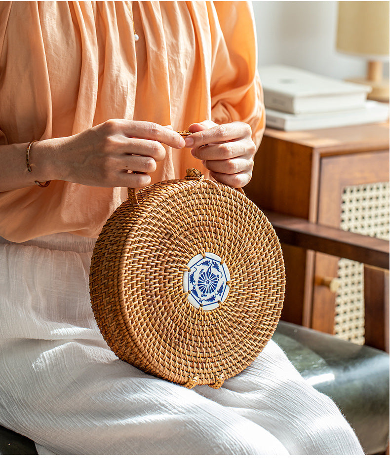 Rattan Woven Pu-erh Tea Box