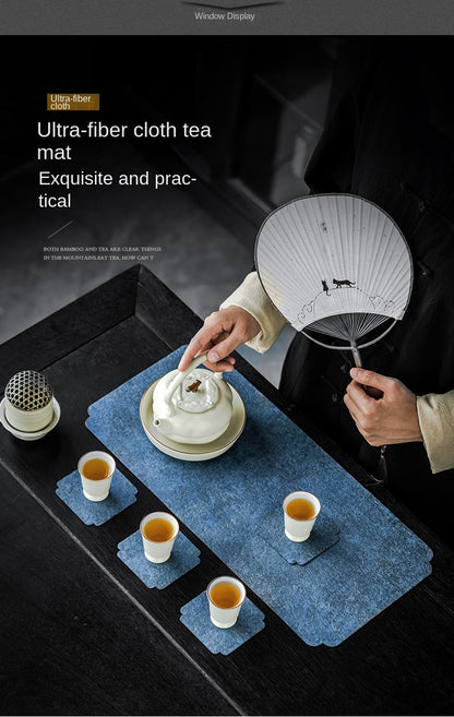 Microfiber Cloth Master Tea Mat