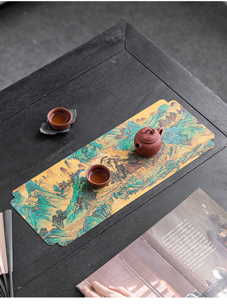 Tea Mat Coaster Heat Insulation Mat Waterproof Master Small Tea Mat