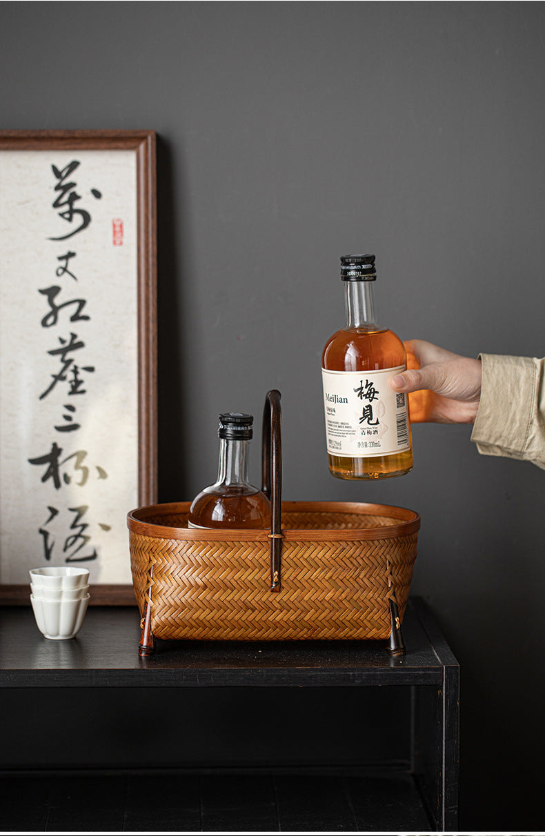 Bamboo Woven Storage Basket