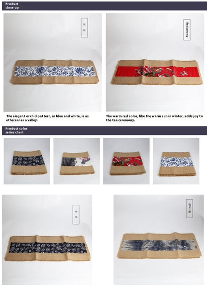 Jute Tea Cloth Coarse Jute Tea Mat
