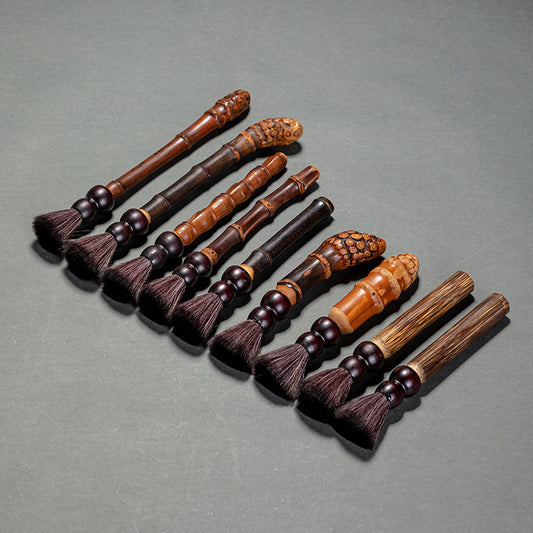 Chinese Style Old Bamboo Root Teapot Brush