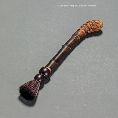 Chinese Style Old Bamboo Root Teapot Brush