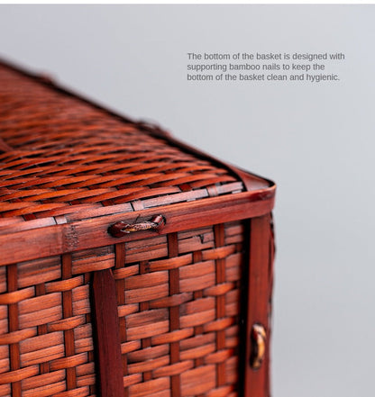 Retro Bamboo Woven Bag