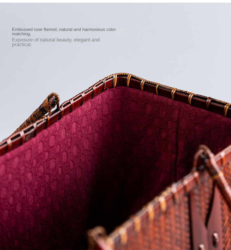 Retro Bamboo Woven Bag