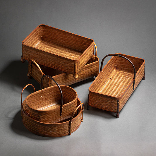 Bamboo Woven Storage Basket