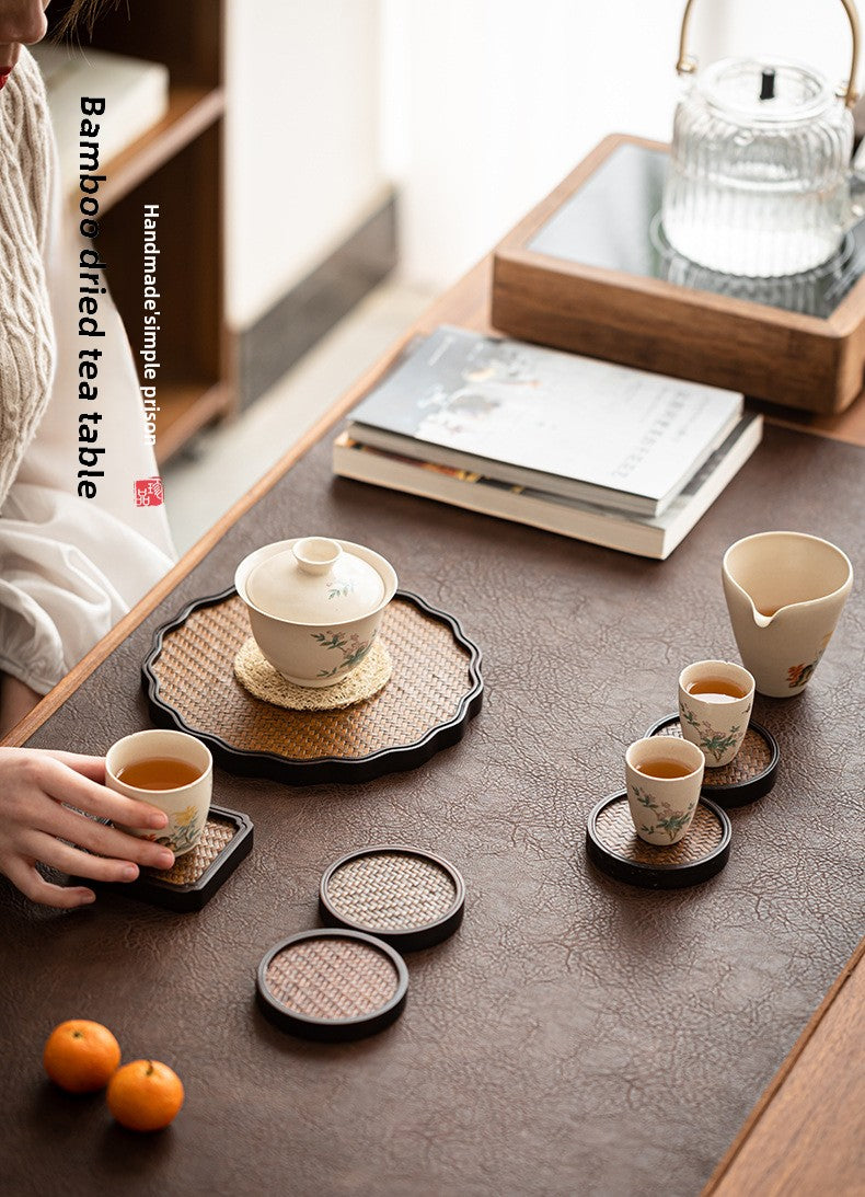 Bamboo tea tray