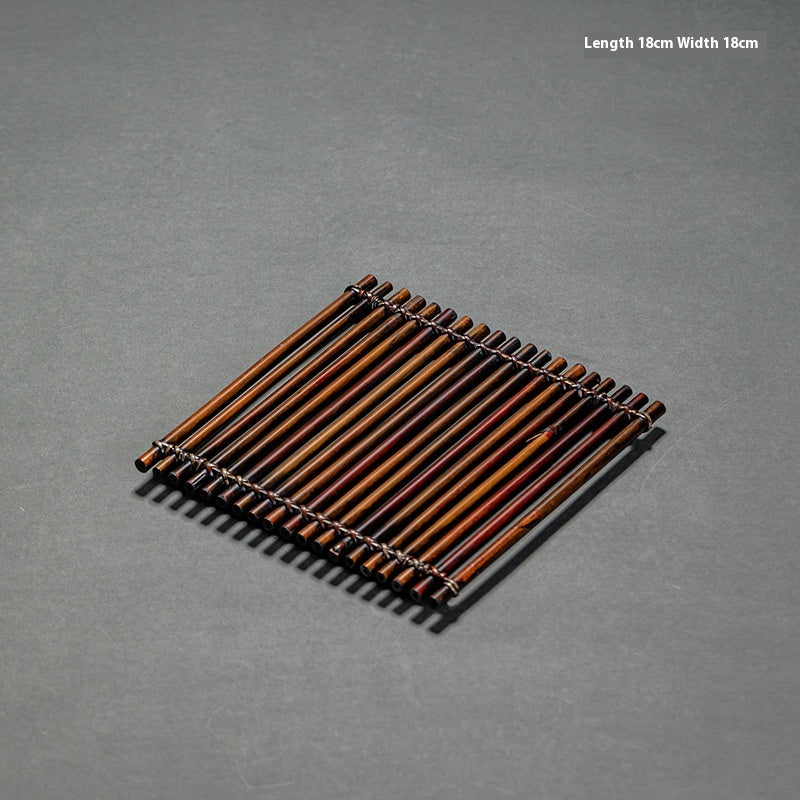High-end Purple Bamboo Vintage Hand-woven Bamboo Basket