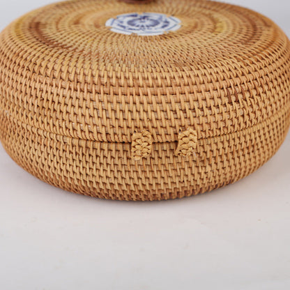 Handmade Indonesian Rattan Woven Shoulder Bag