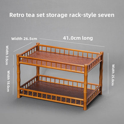 Bamboo Woven Tea Cup Holder