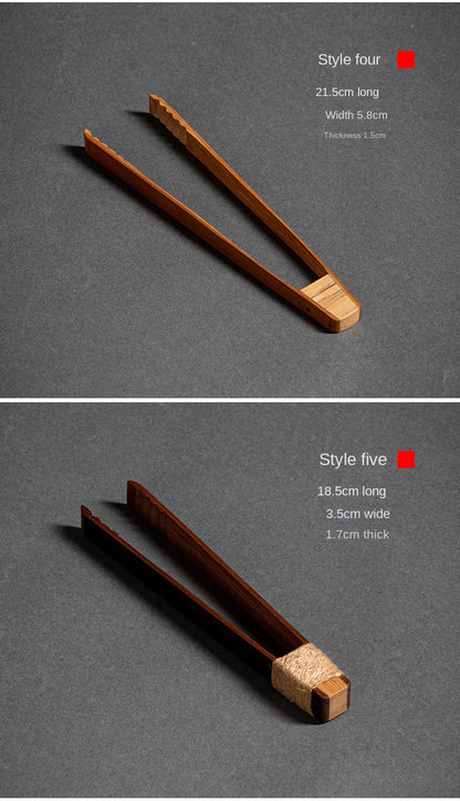Bamboo Tea Tongs