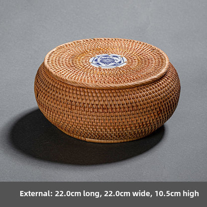 Rattan Woven Pu-erh Tea Box
