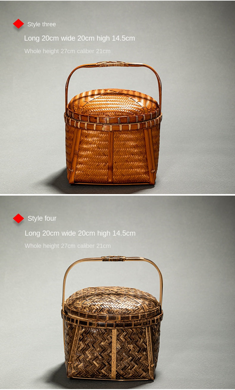 Chinese Retro Bamboo Food Container