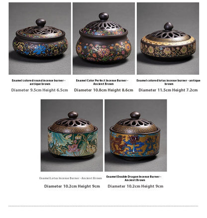 Chinese Style Incense Coil Aromatherapy Furnace Incense Holder