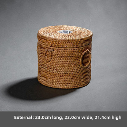 Rattan Woven Pu-erh Tea Box