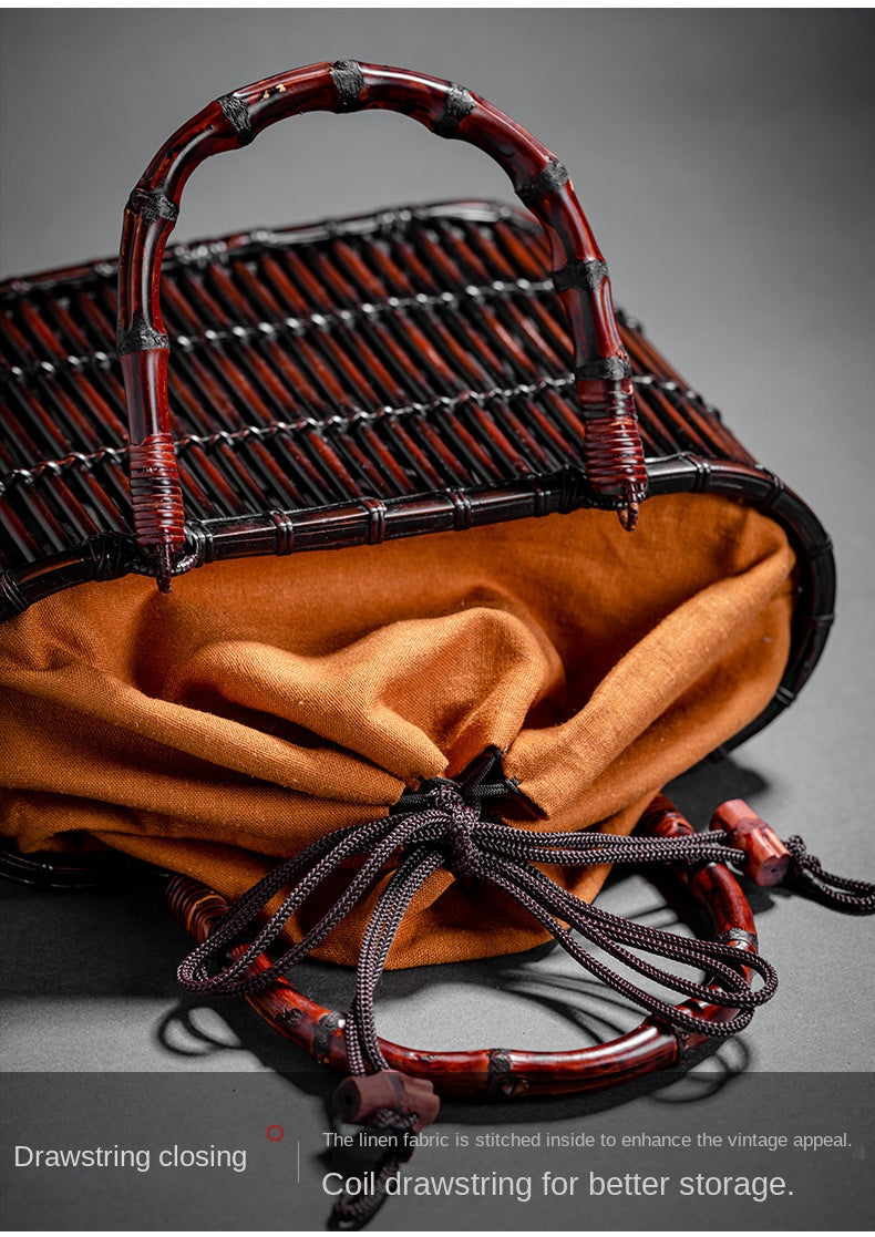Retro Bamboo Woven Bag