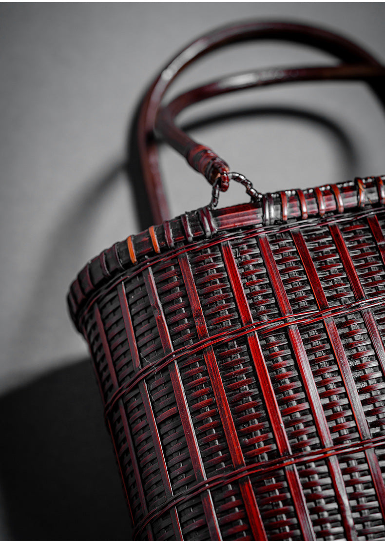 Retro Bamboo Woven Bag