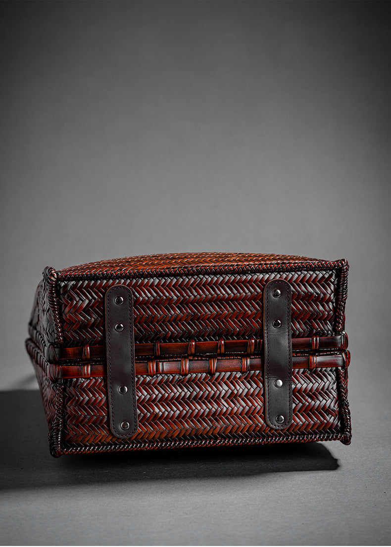 Retro Bamboo Woven Bag