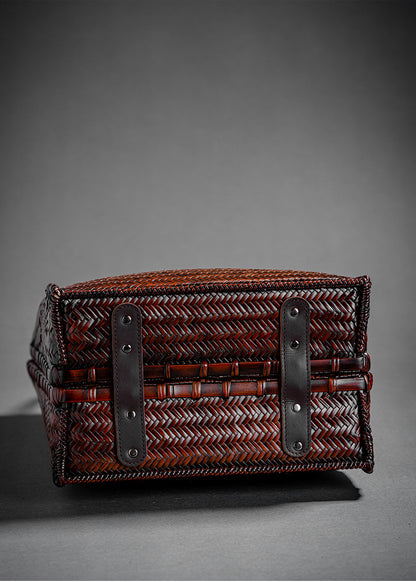 Retro Bamboo Woven Bag