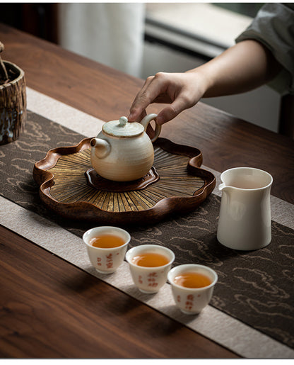 Teapot Holder Dry Bubble Tray