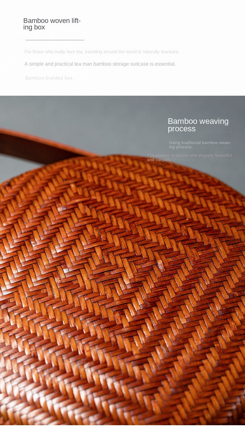 Japanese Retro Handmade Bamboo Basket