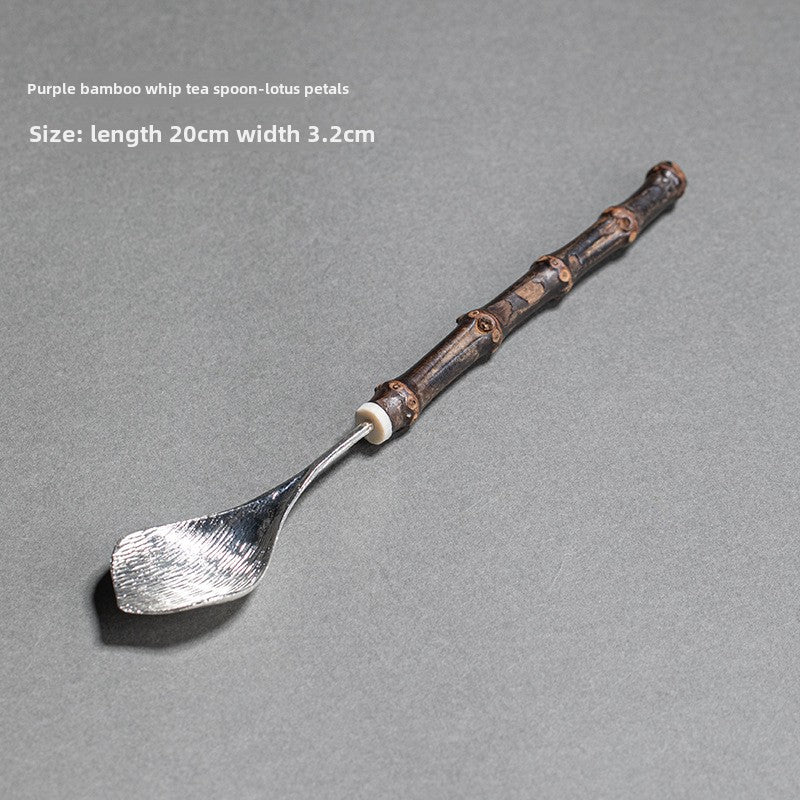 Black Bamboo Tea Spoon