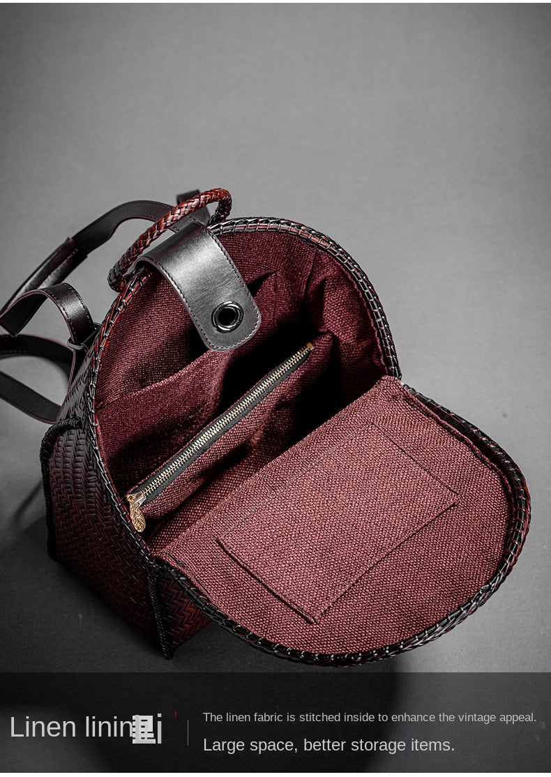 Retro Bamboo Woven Bag