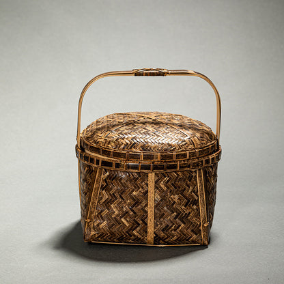 Chinese Retro Bamboo Food Container