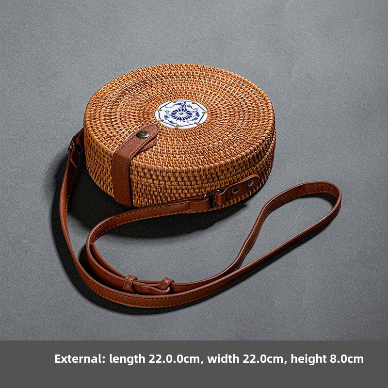 Rattan Woven Pu-erh Tea Box